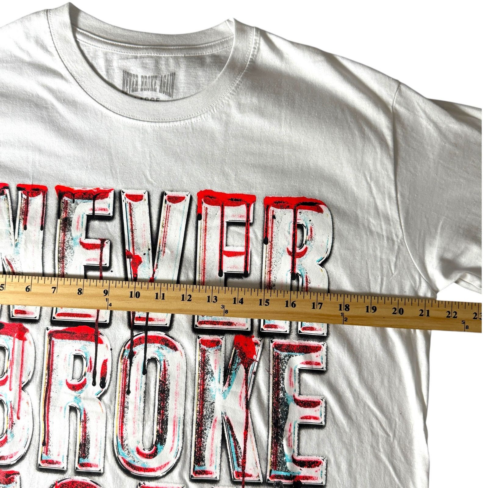 Other Never Broke Again Bloody Drip Big Logo T-shirt Mens L - Punk Size US L / EU 52-54 / 3 - 11 Thumbnail