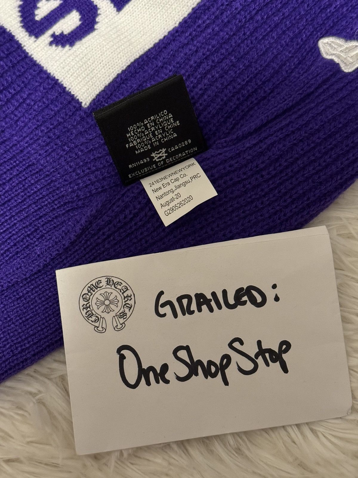 Supreme Supreme x New Era Balaclava Purple Size ONE SIZE - 6 Thumbnail