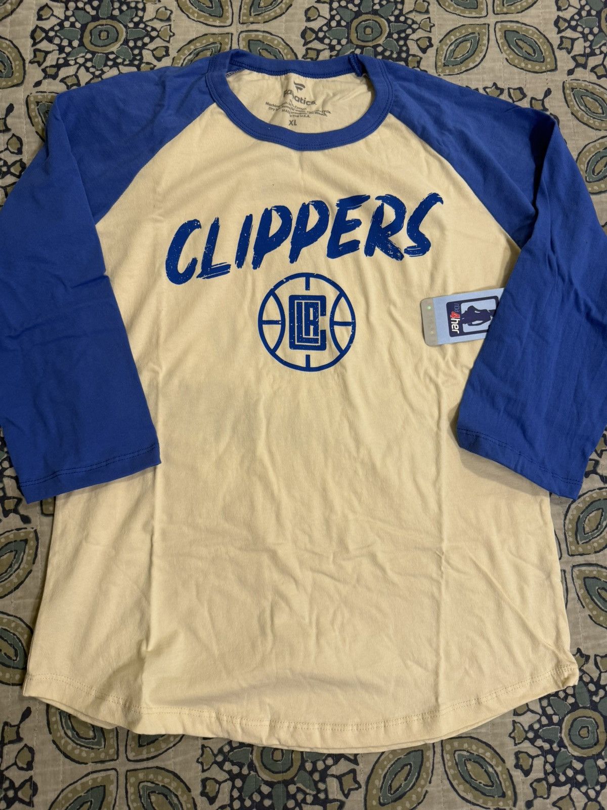 Other Kawhi Leonard LA Clippers blue & wht baseball tee women’s XL Size XL / US 12-14 / IT 48-50 - 1 Thumbnail