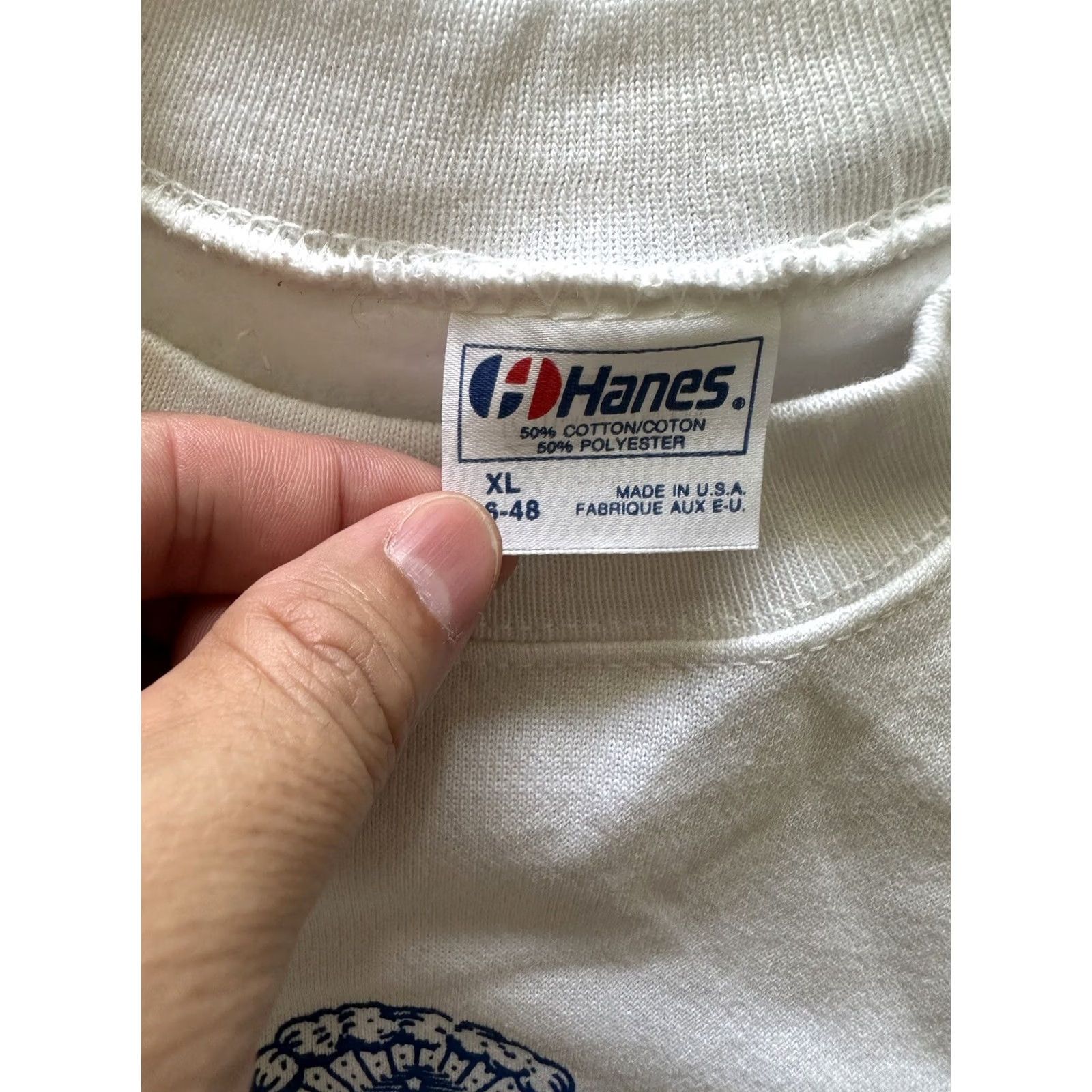 Hanes VINTAGE Hanes Ronald Reagan Presidential Library Crewneck Sweatshirt XL White 80s Men Mens XL Size US XL / EU 56 / 4 - 3 Thumbnail