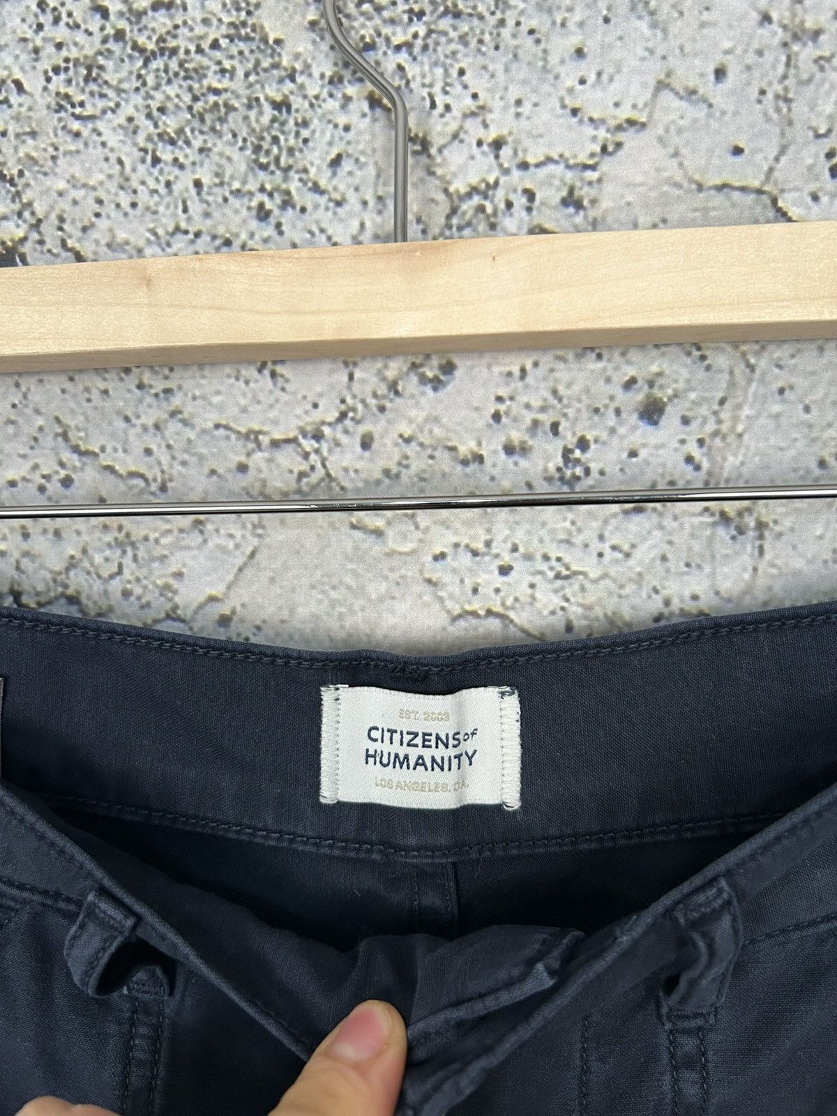 Citizens Of Humanity Citizen of Humanity Navy Cargo Pants Designer Avant Garde Size US 26 / EU 42 - 5 Thumbnail