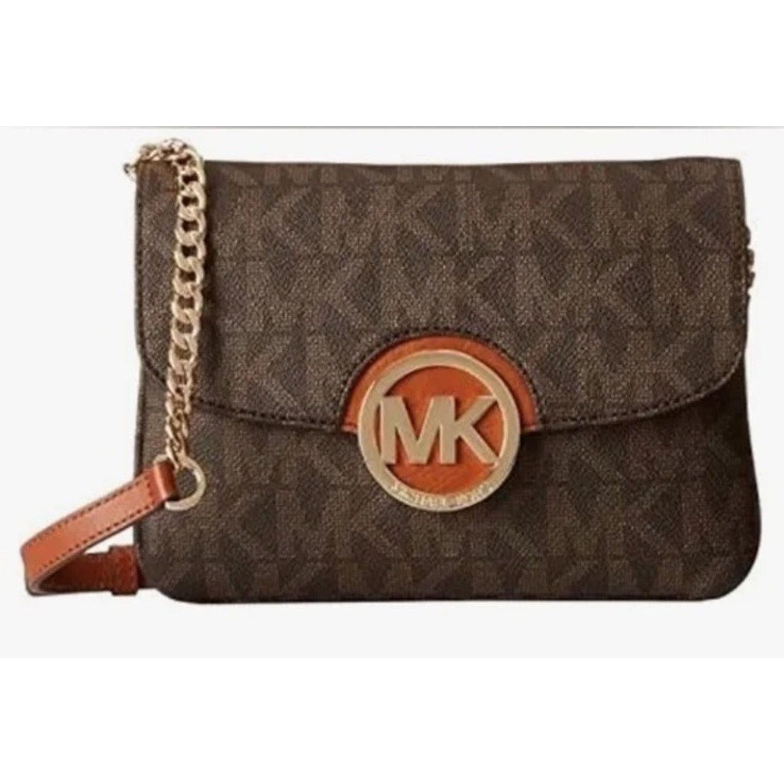 Michael Kors MICHAEL KORS Fulton Flap Gusset Crossbody Bag Purse RARE Size ONE SIZE - 1 Thumbnail