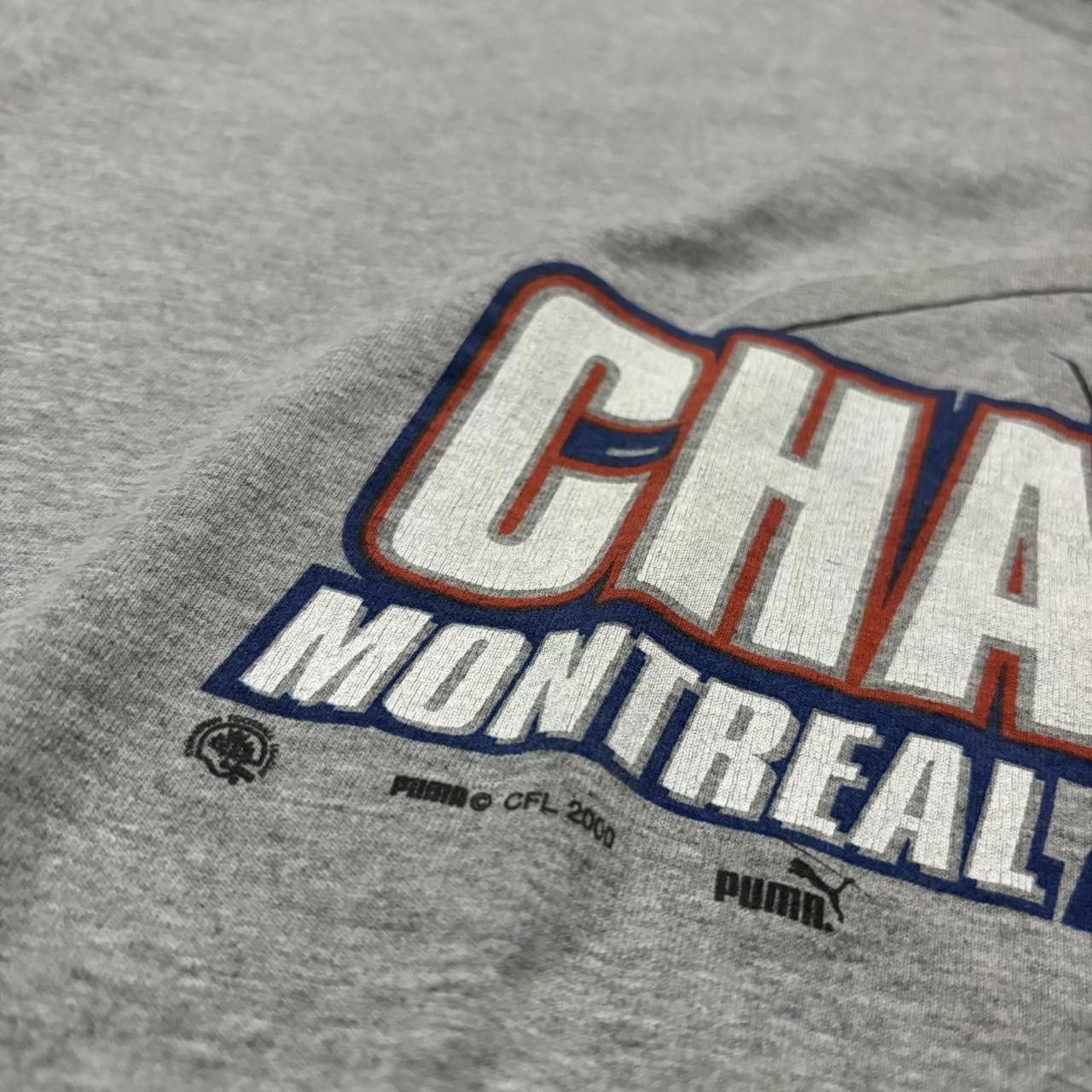 Designer Vintage Montreal Alouettes Champions Puma T Shirt 00s XL Size US XL / EU 56 / 4 - 4 Thumbnail