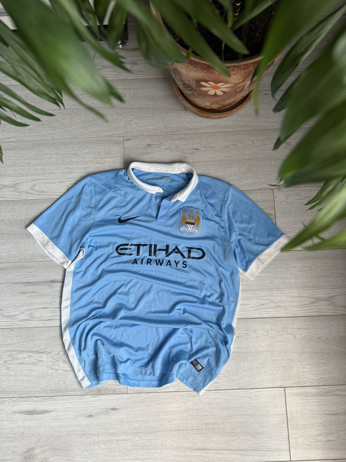 Nike Vintage nike Manchester City soccer jersey kit shirt Size US S / EU 44-46 / 1 - 1 Thumbnail