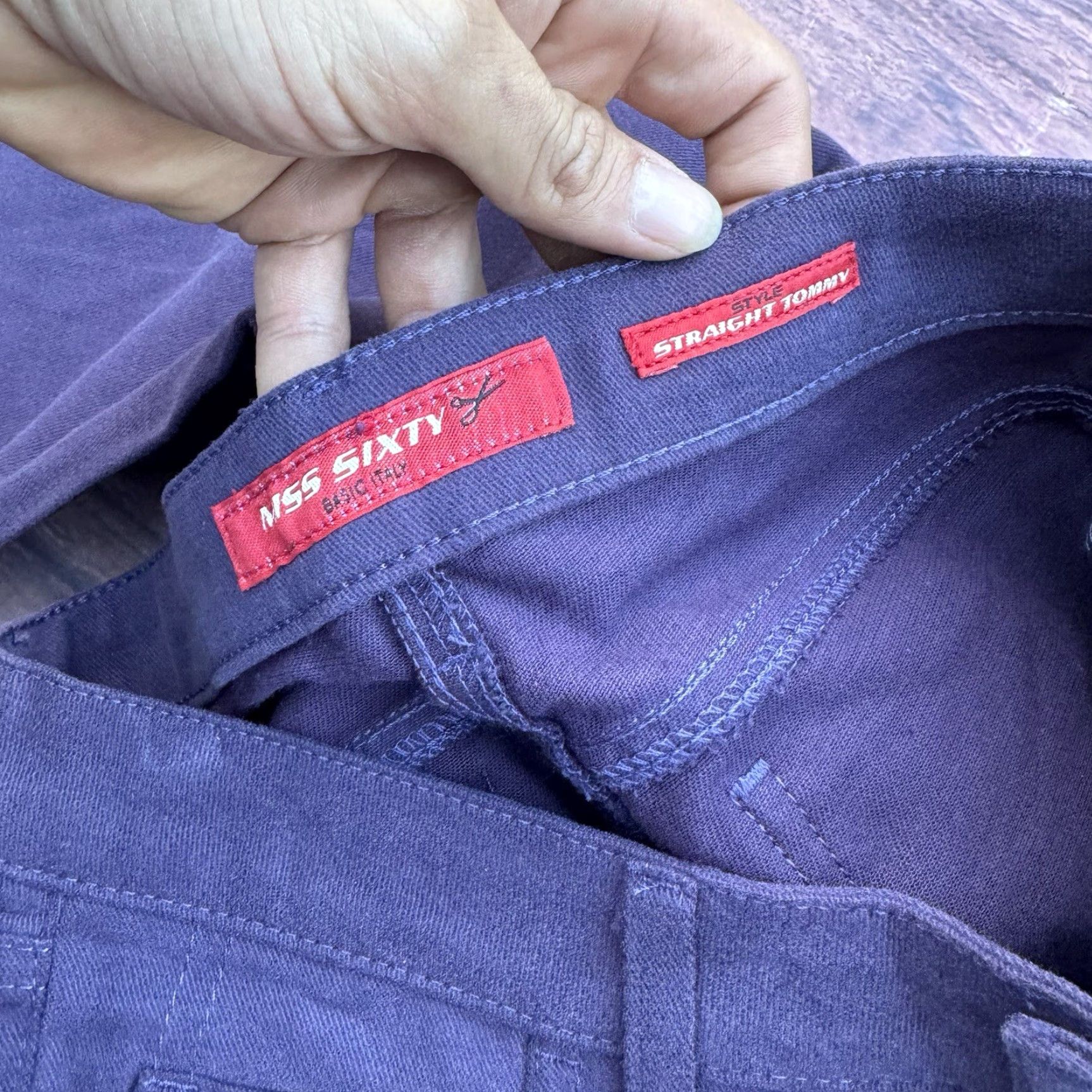 Miss Sixty VINTAGE Miss Sixty Jeans Flared Pants 27 Purple Denim Italy Women's Regular Size 27 Jeans Miss Sixty 60s Theme Size 27" / US 4 / IT 40 - 4 Thumbnail