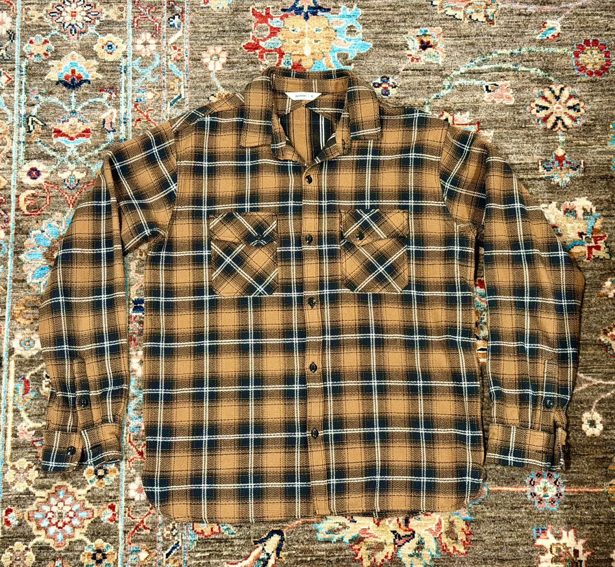 Crosscut Flannel in Sienna Check