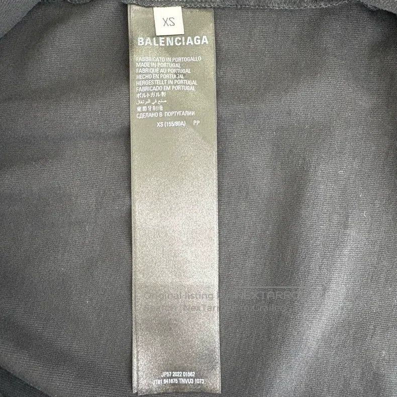 Balenciaga Balenciaga Washed Vintage Diamond T-Shirt Size US XS / EU 42 / 0 - 4 Thumbnail