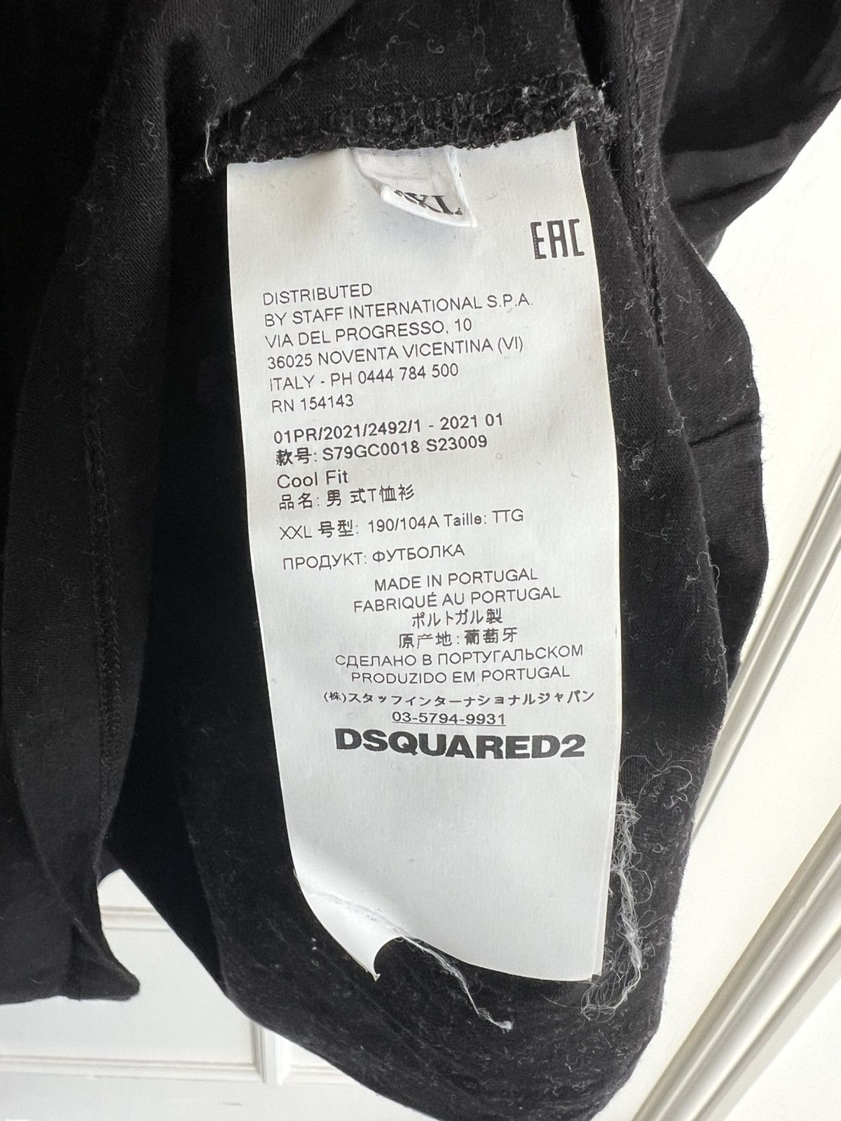 Dsquared2 DSquared Icon Reflective Logo Tee XXL Size US XXL / EU 58 / 5 - 4 Thumbnail