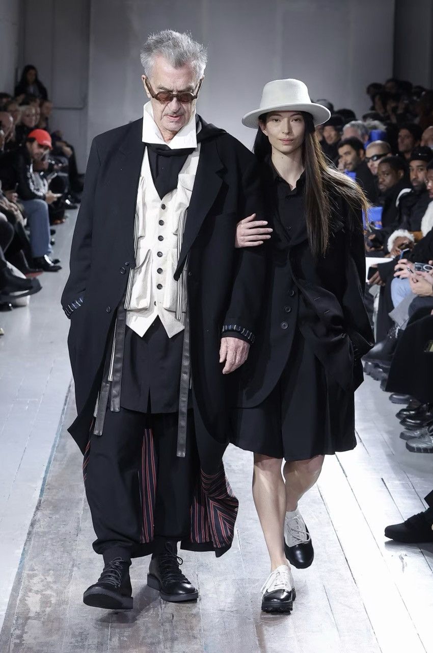 Yohji Yamamoto Yohji Yamamoto Pour Homme ARMY GABARDINE PLEATS SKIRT PANTS Size US 32 / EU 48 - 12 Thumbnail