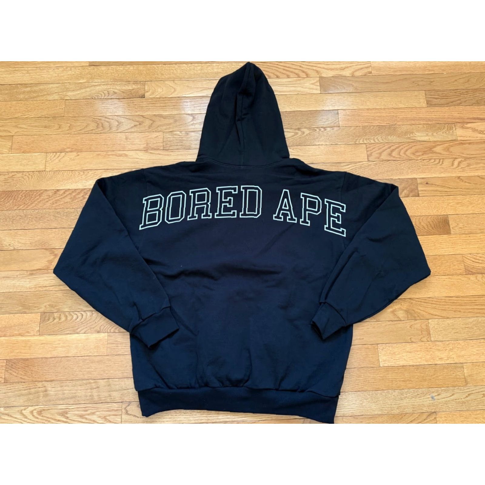 Vintage BAYC Bored University Hoodie Mens L Black NWOT Hoodie Size US L / EU 52-54 / 3 - 2 Thumbnail