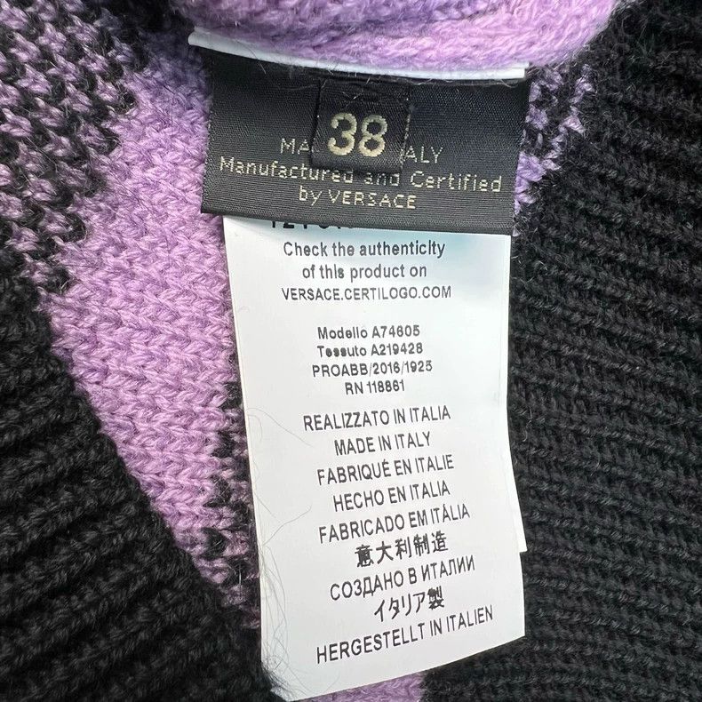 Versace Versace Knitted cardigan sweater Size S / US 4 / IT 40 - 4 Thumbnail