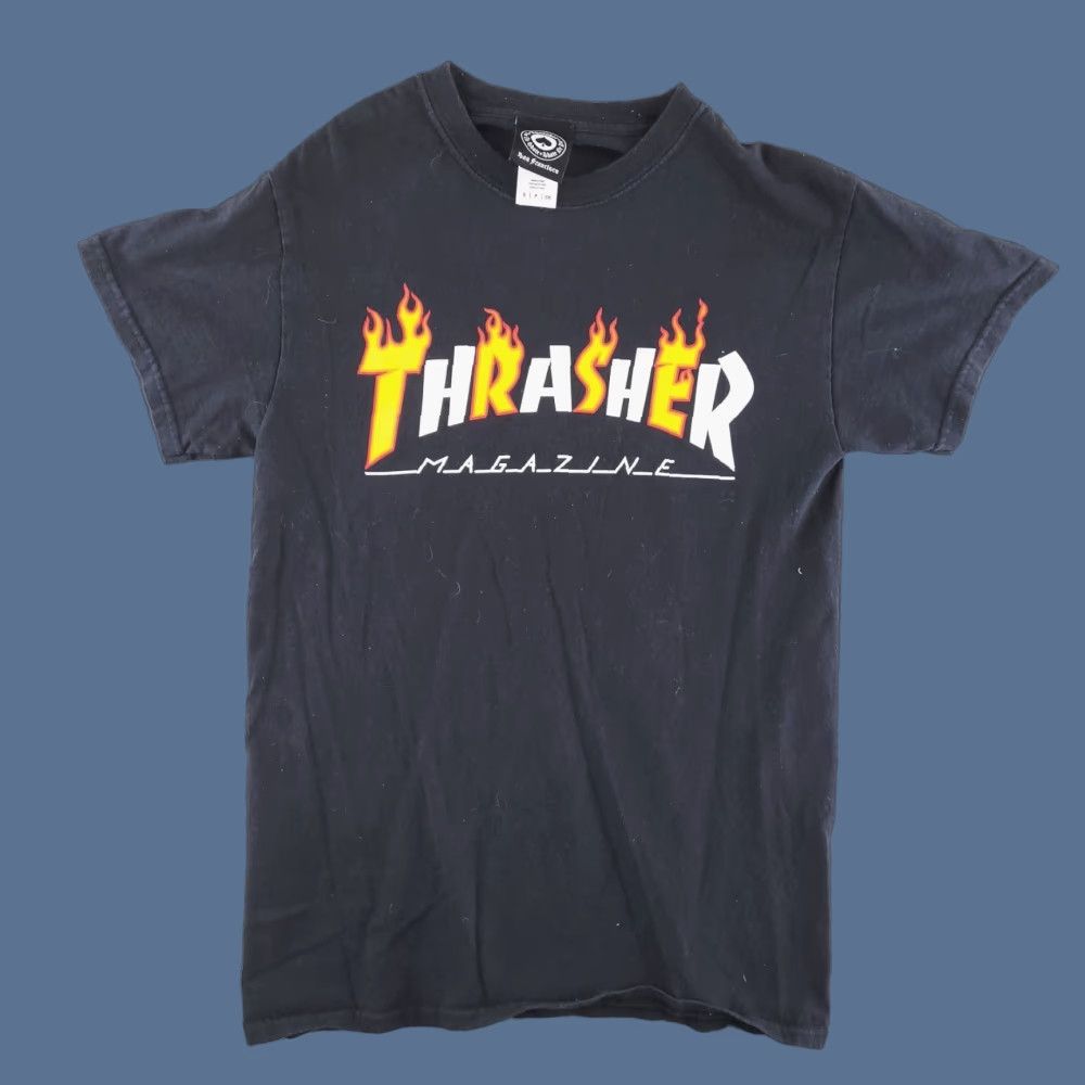 Thrasher Thrasher Shirt Mens S Black Slim Fit Crew Neck Short Sleeve T-Shirt Size US S / EU 44-46 / 1 - 1 Thumbnail