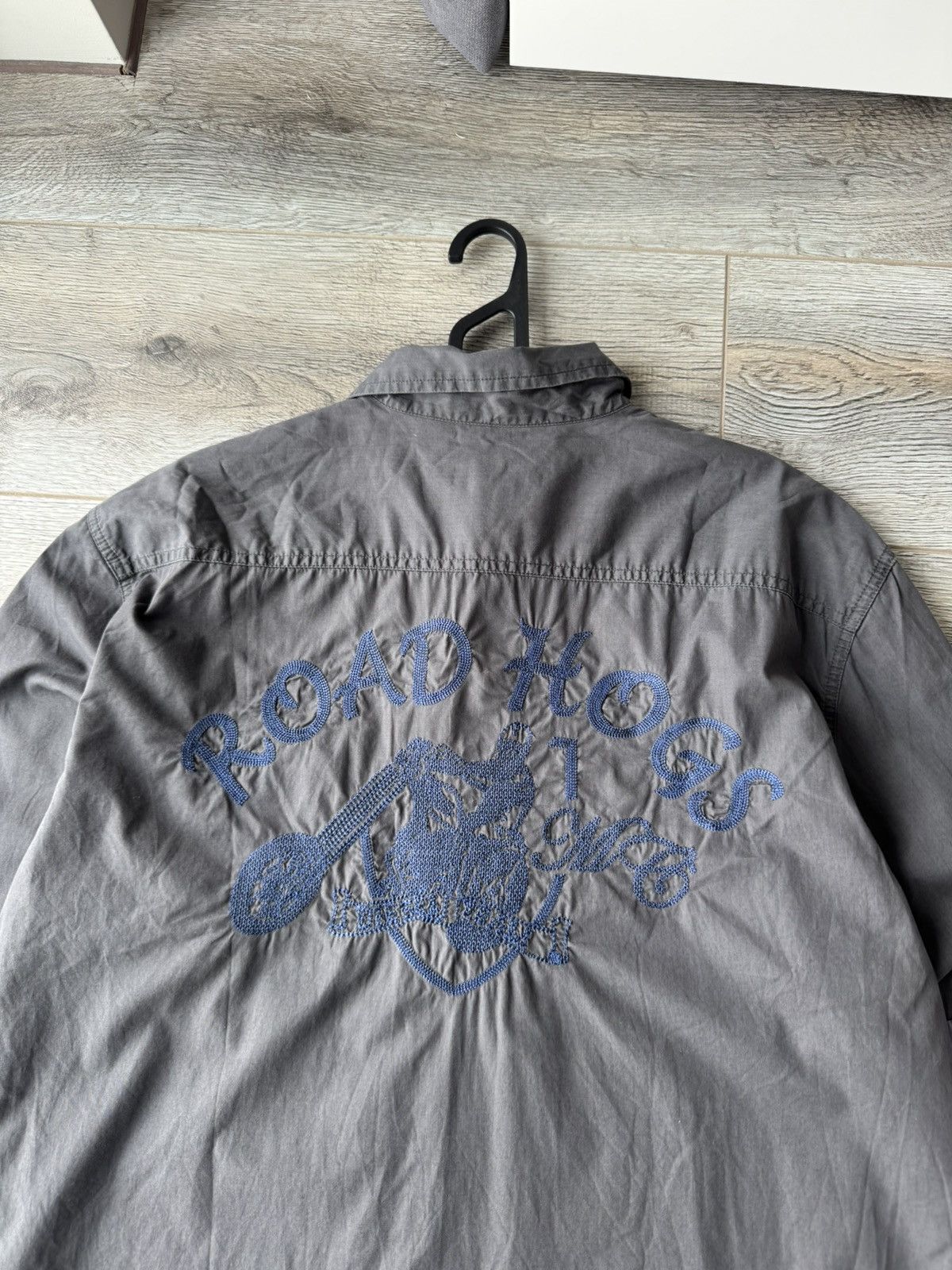 Diesel Vintage Diesel "Road Hogs" Long Sleeve Shirt Size US XL / EU 56 / 4 - 3 Thumbnail