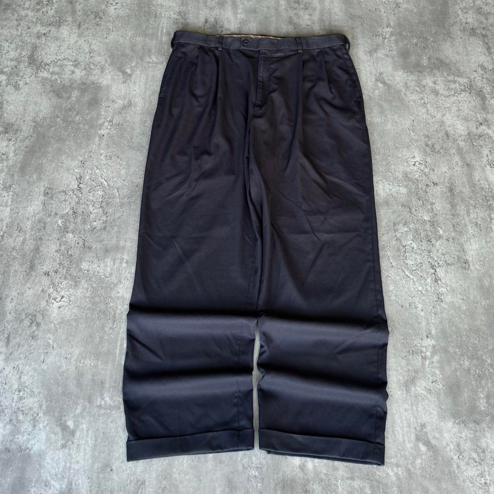 JNCO × Saddlebred Vintage Saddlebred Navy Blue Chino Baggy Dress Pants Size US 36 / EU 52 - 1 Thumbnail
