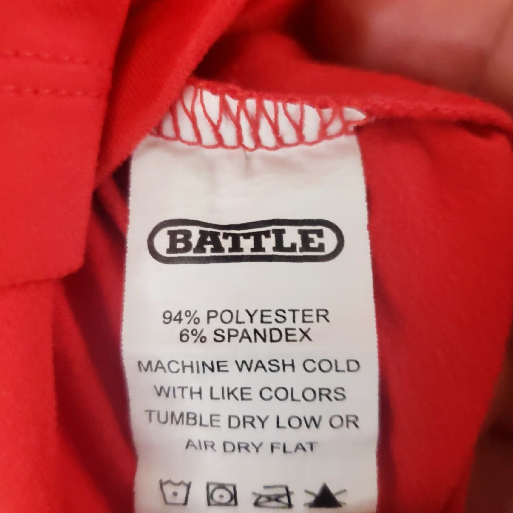 Vintage BATTLE SPORTS 7v7 Football Sleeveless Hoodie Shirt Mens Red S Size US S / EU 44-46 / 1 - 7 Thumbnail