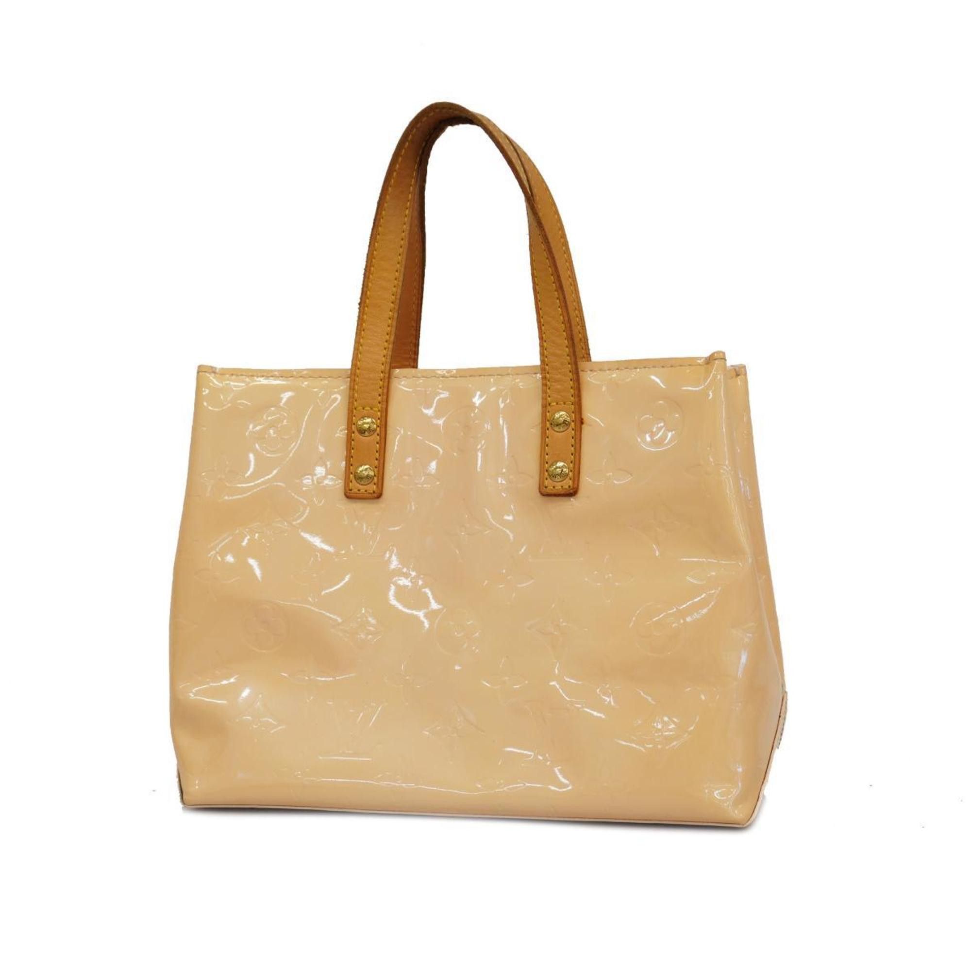 image of Louis Vuitton Handbag Vernis Reed Pm M91306 Marshmallow Pink Ladies, Women's