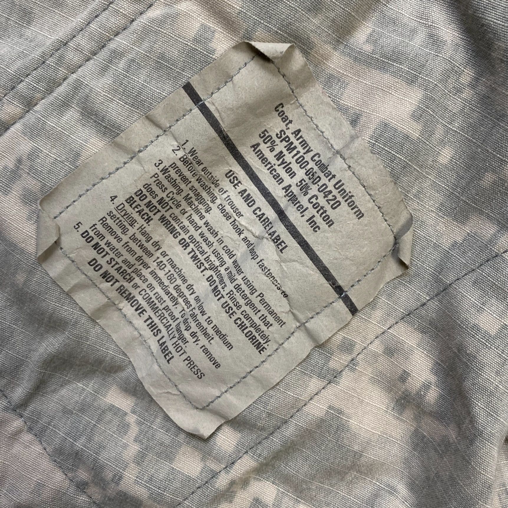 American Apparel US Army Military Digital Camo Jacket Coat Combat Small American Apparel Size US S / EU 44-46 / 1 - 5 Thumbnail
