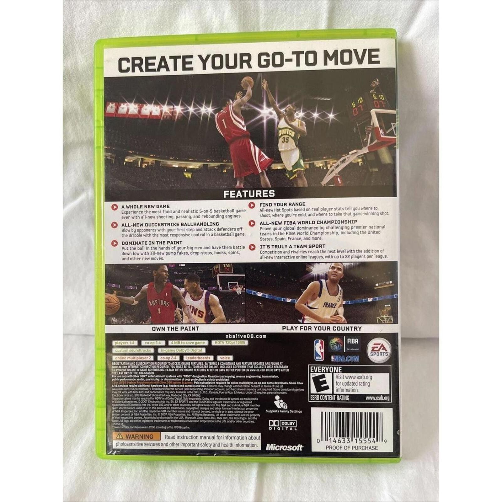 Other NBA Live 08 for Xbox 360 - EA Sports Basketball Game Size ONE SIZE - 2 Thumbnail