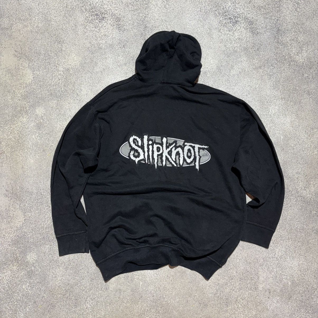 Band Tees × Slipknot × Vintage Vintage Slipknot 90s Rock Band Black Hoodie Men’s Size XL Size US XL / EU 56 / 4 - 7 Thumbnail