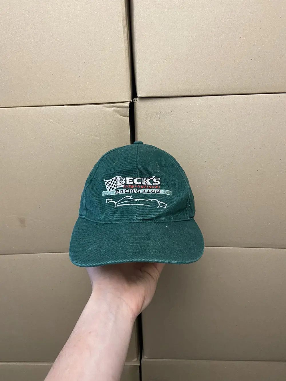 Japanese Brand VINTAGE BECKS RACING CLUB CAP HAT Y2K JAPANES FORMULA UNO F1 Size ONE SIZE - 6 Thumbnail