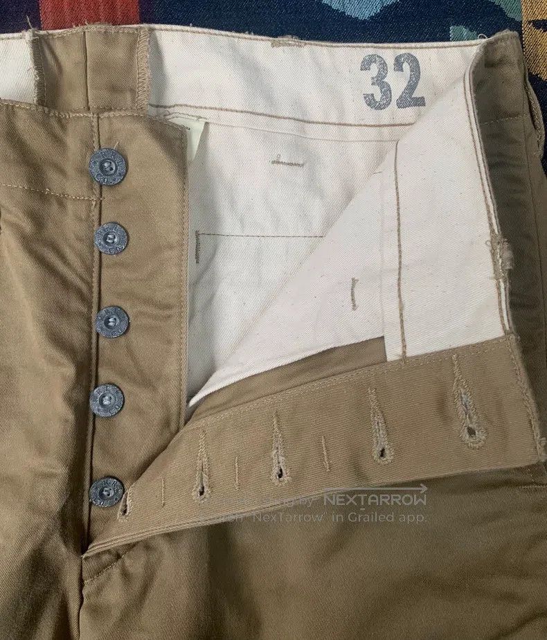 RRL Ralph Lauren RRL Ralph Lauren High Density Stiff Casual Dress Pants Size US 32 / EU 48 - 3 Thumbnail