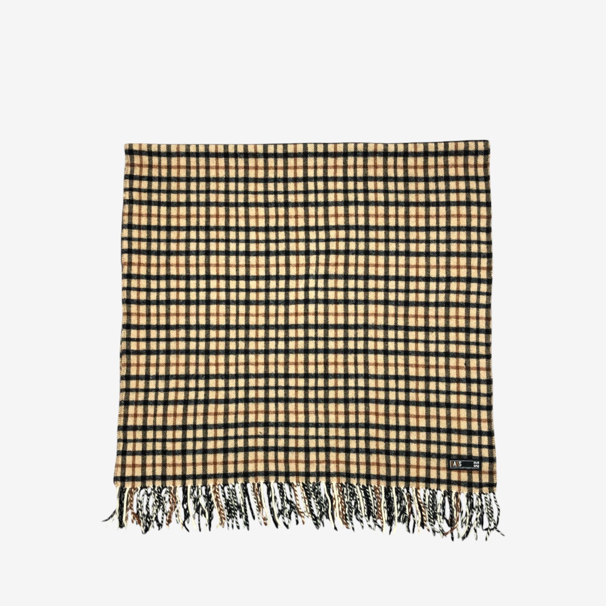 DAKS Vintage DAKS Scarf Muffler Wool Shawls Babushka Scarves Size ONE SIZE - 3 Thumbnail