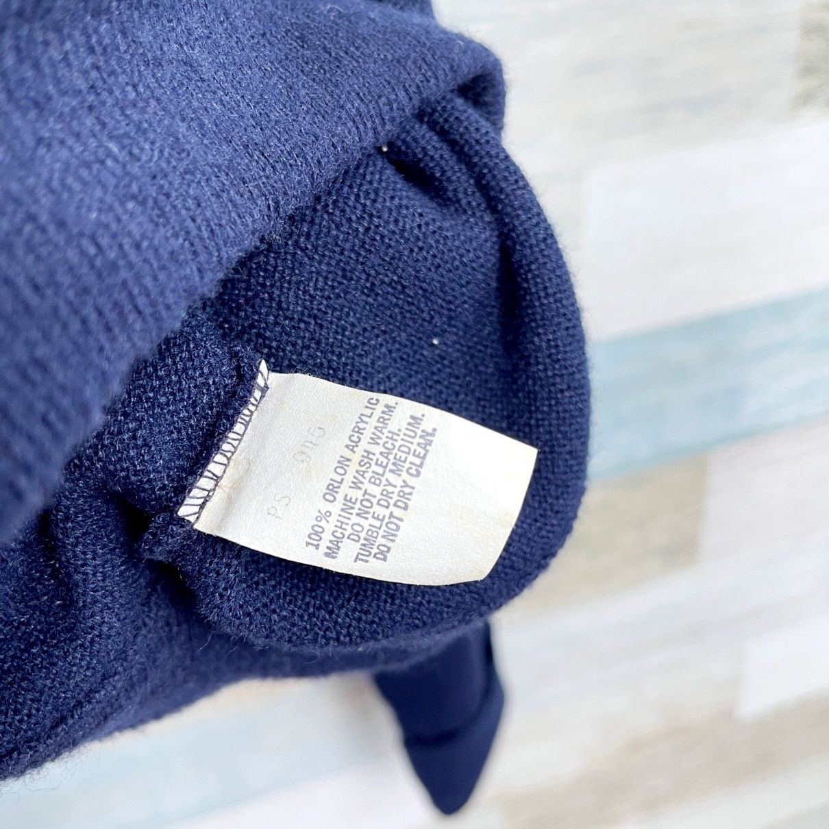 Lacoste × Vintage IZOD Lacoste Vintage Orlon Acrylic Sweater Navy Blue Mens L Size US L / EU 52-54 / 3 - 7 Thumbnail