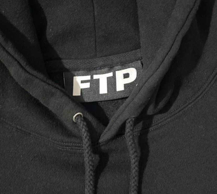 Fuck The Population Black FTP Chrome Logo Hoodie Size US XL / EU 56 / 4 - 4 Thumbnail