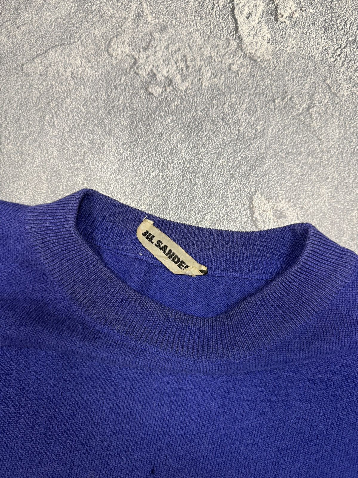 Jil Sander Distressed Wool Jil Sander Sweater Made In Italy Size XL / US 12-14 / IT 48-50 - 7 Thumbnail