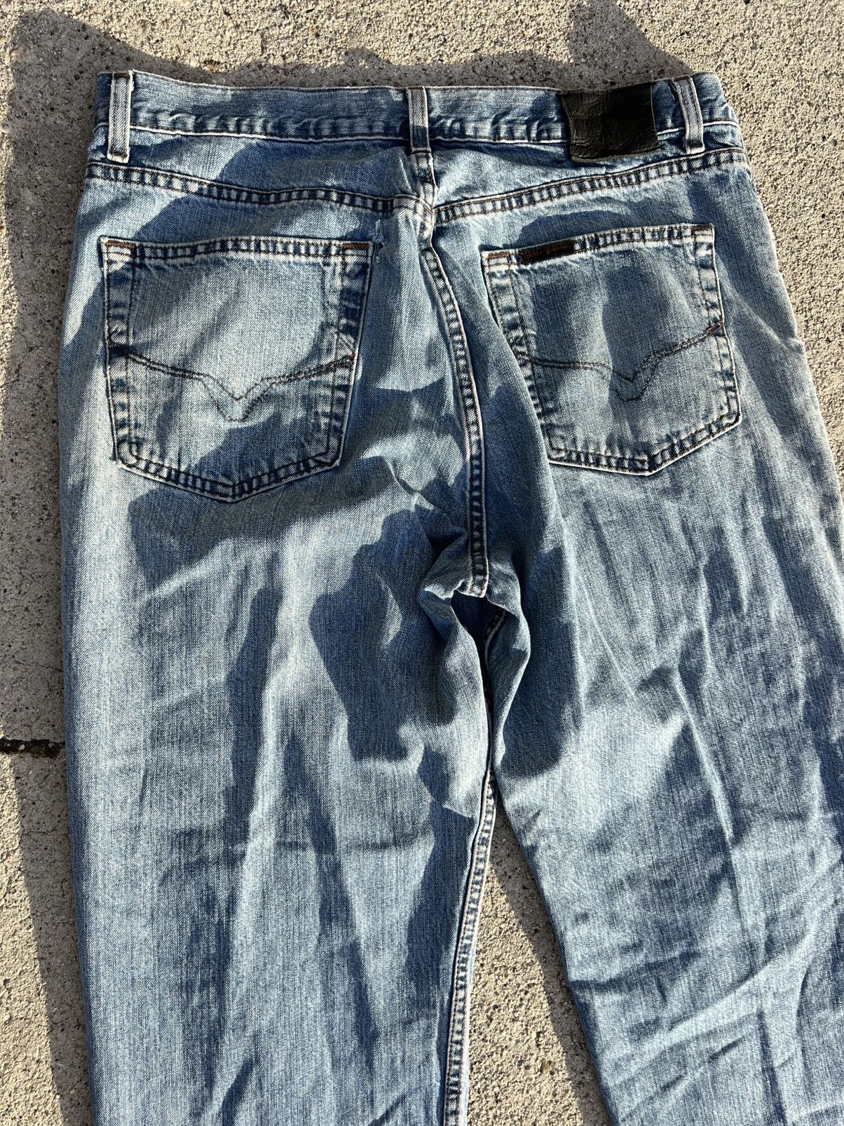 Vintage 90’s 2000’s Y2K VTG Vintage Harley Davidson Denim Blue Jeans Size US 36 / EU 52 - 6 Thumbnail