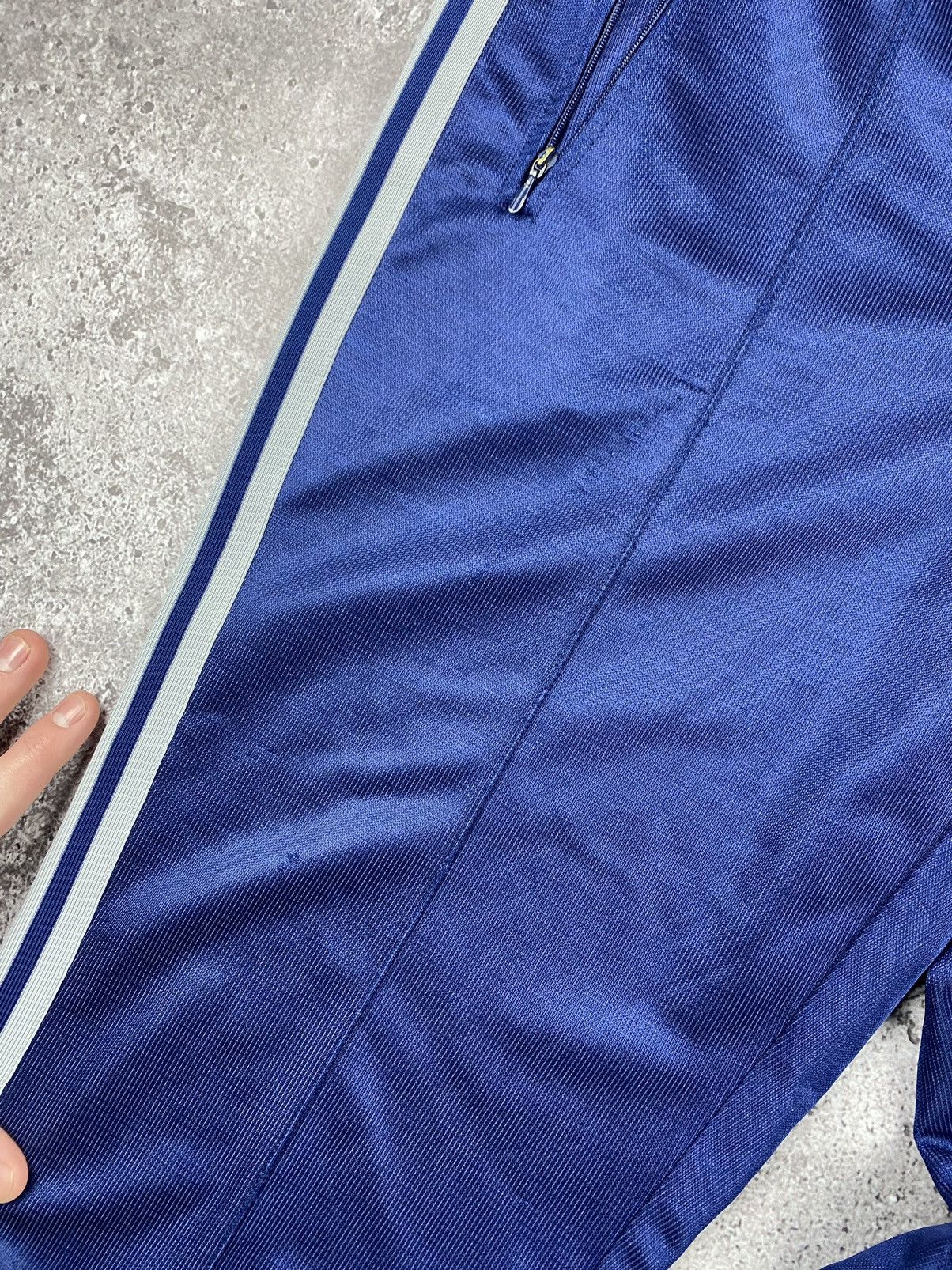 Adidas VINTAGE 1970s Adidas West Germany Y2K BAGGY Track Suit Size US L / EU 52-54 / 3 - 11 Thumbnail