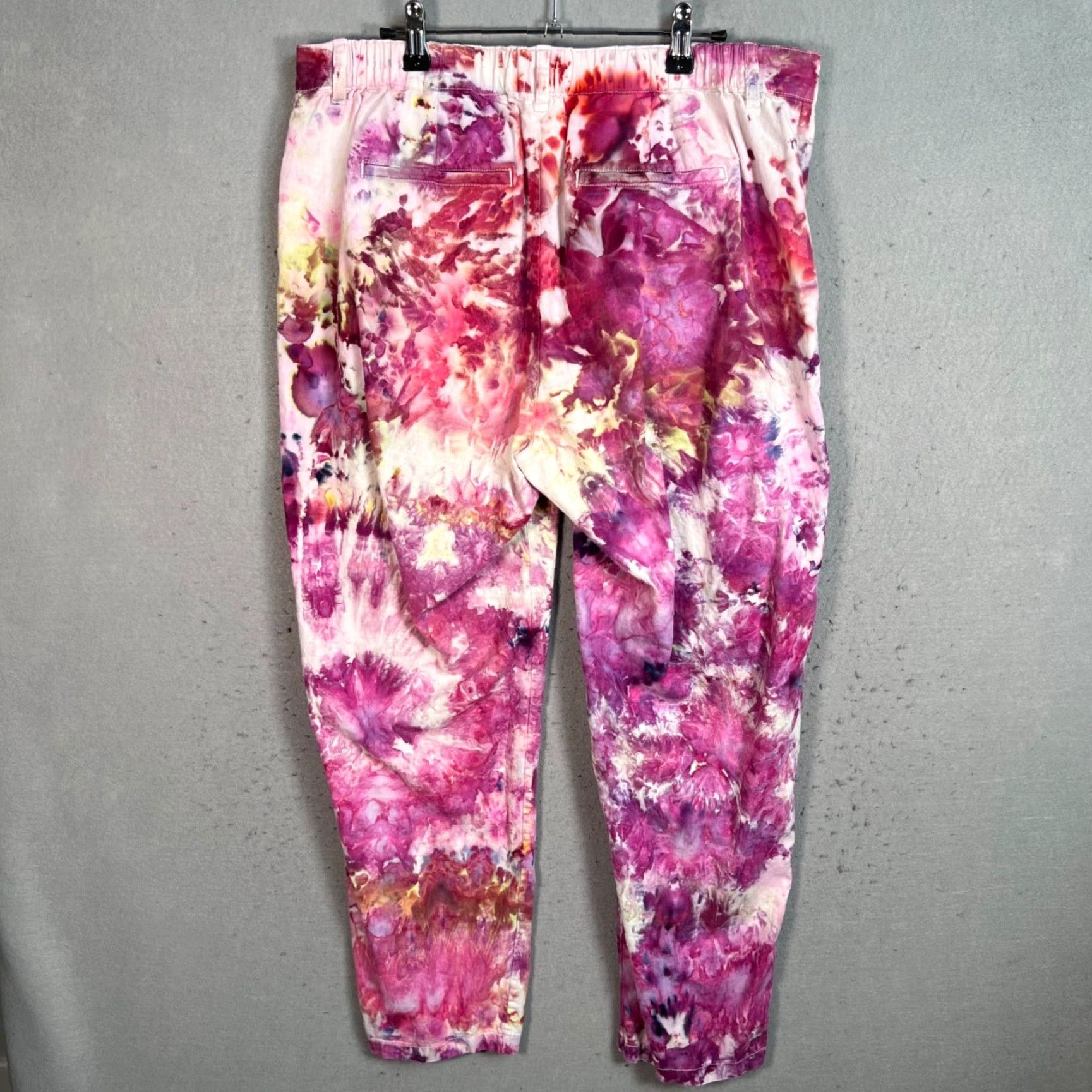 Uniqlo Uniqlo Pants Womens XL Pink Cotton Linen Blend Straight Leg Casual Size 40" / US 18 - 2 Thumbnail