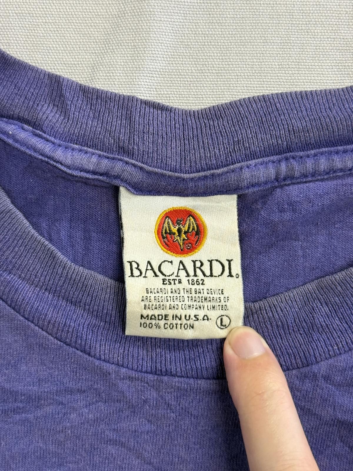 Bacardi Vintage Bacardi T-shirt Breezer By Bacardi Fun Starts Here L Size US L / EU 52-54 / 3 - 4 Thumbnail