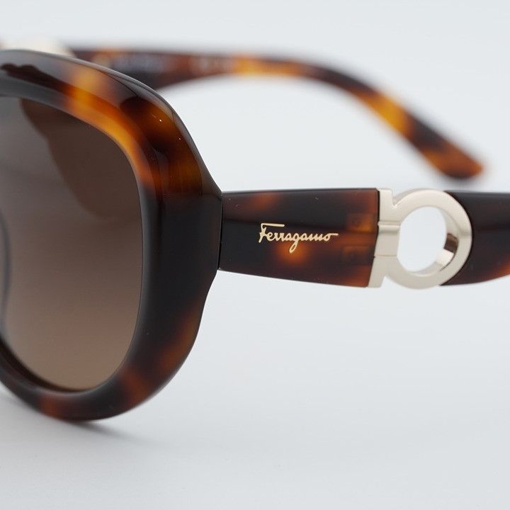 Salvatore Ferragamo Salvatore Ferragamo SF727S 214 Sunglasses Havana Butterfly Size ONE SIZE - 3 Thumbnail