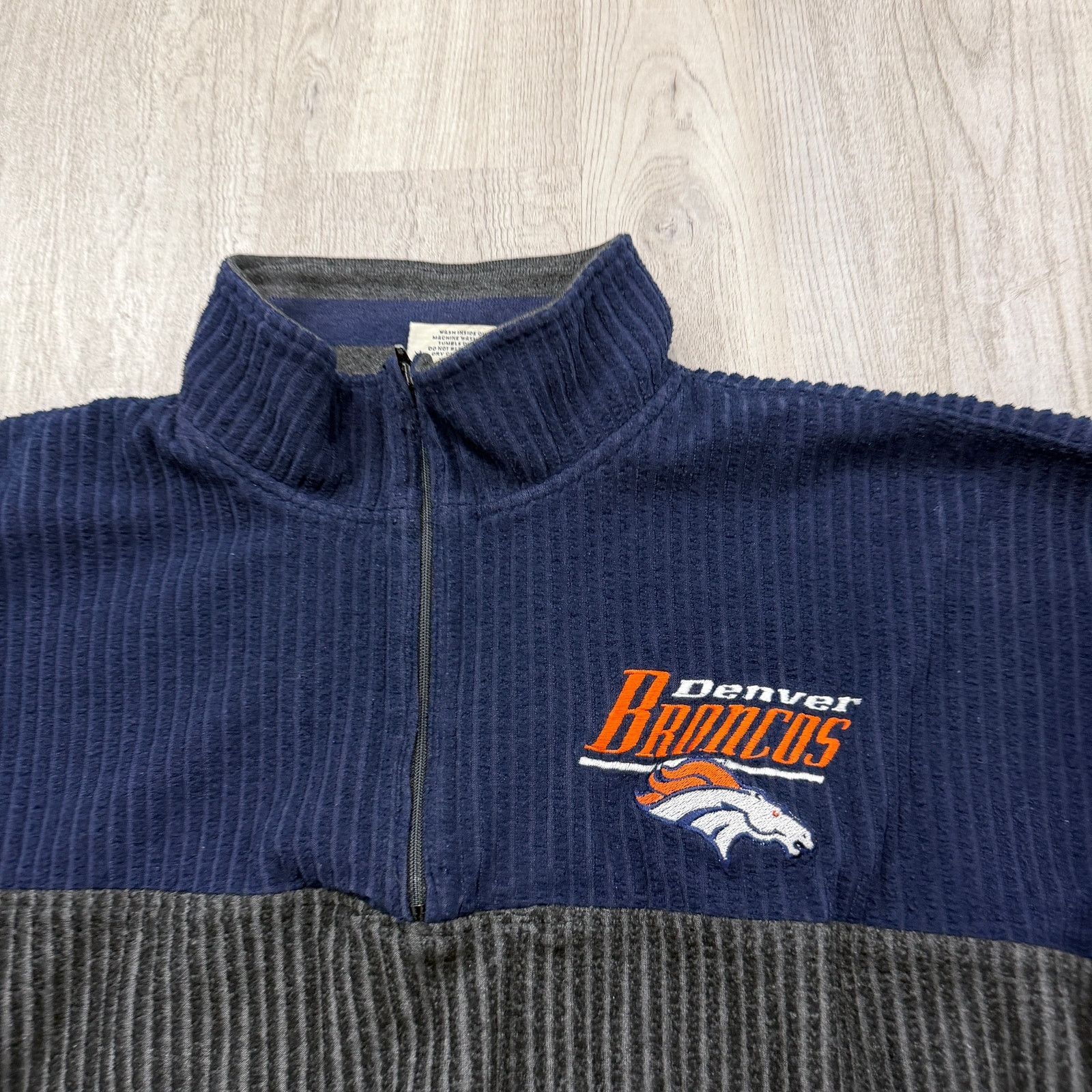 Vintage Vintage Lee Sport Denver Broncos 1/4 Zip Fleece Pullover XL Size US XL / EU 56 / 4 - 3 Thumbnail