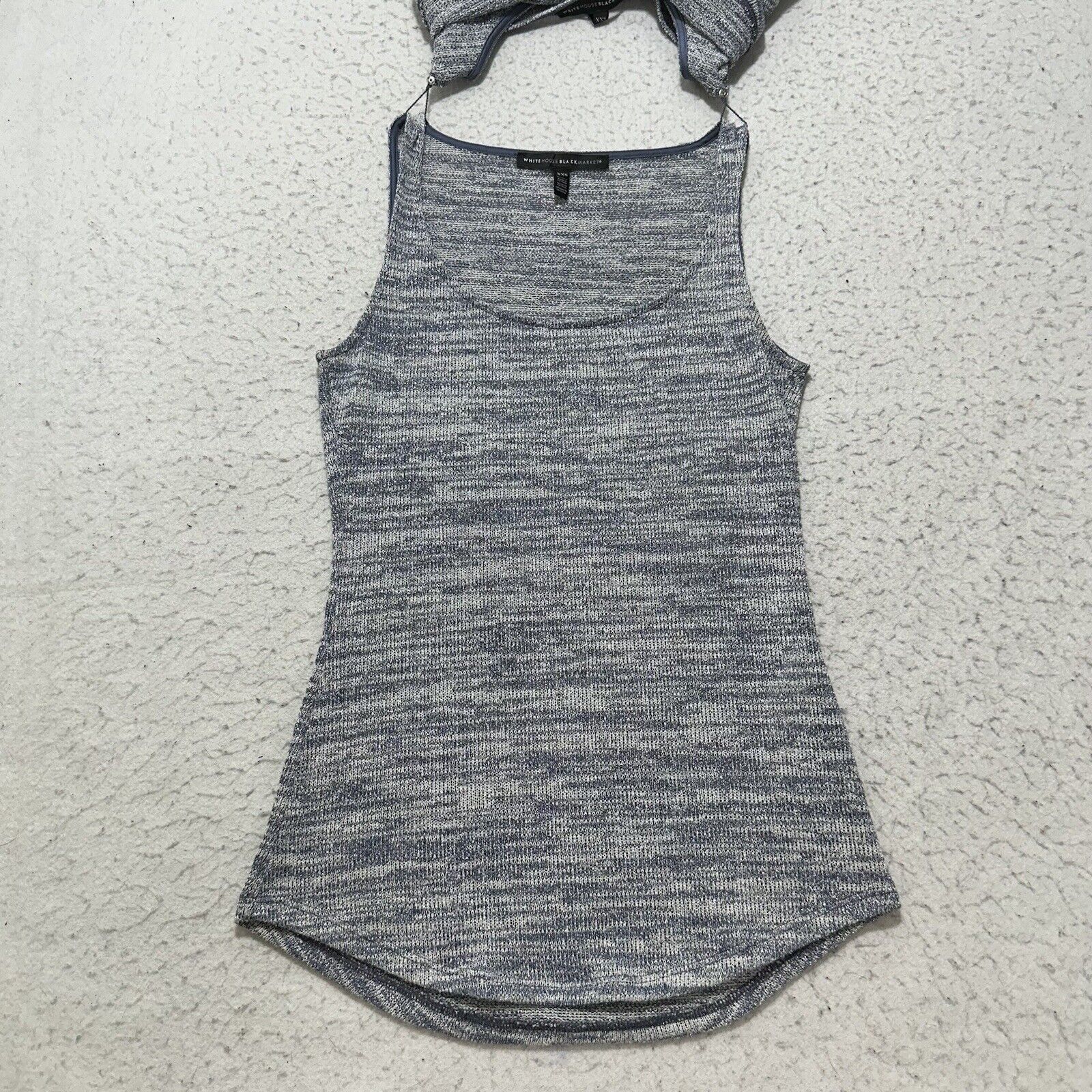 White House Black Market White House Black Market XXS Heathered Blue Tank + Sweater Size XXS / US 00 / IT 34 - 7 Thumbnail