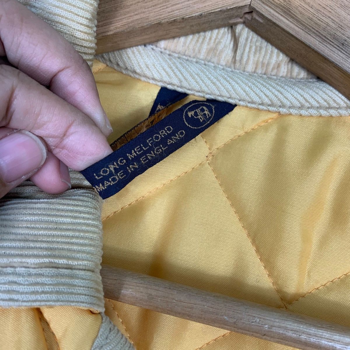Lavenham Lavenham Made in England Yellow Quilted Jacket #0431-C20 Size US S / EU 44-46 / 1 - 16 Thumbnail