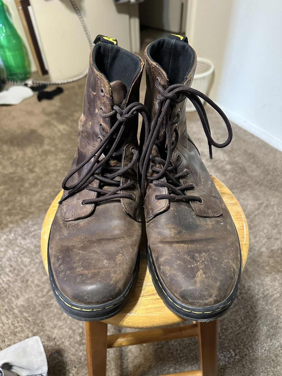 Dr. Martens Vintage Dr. Martens crazy horse leather boots size 10 Size US 10 / EU 43 - 3 Thumbnail