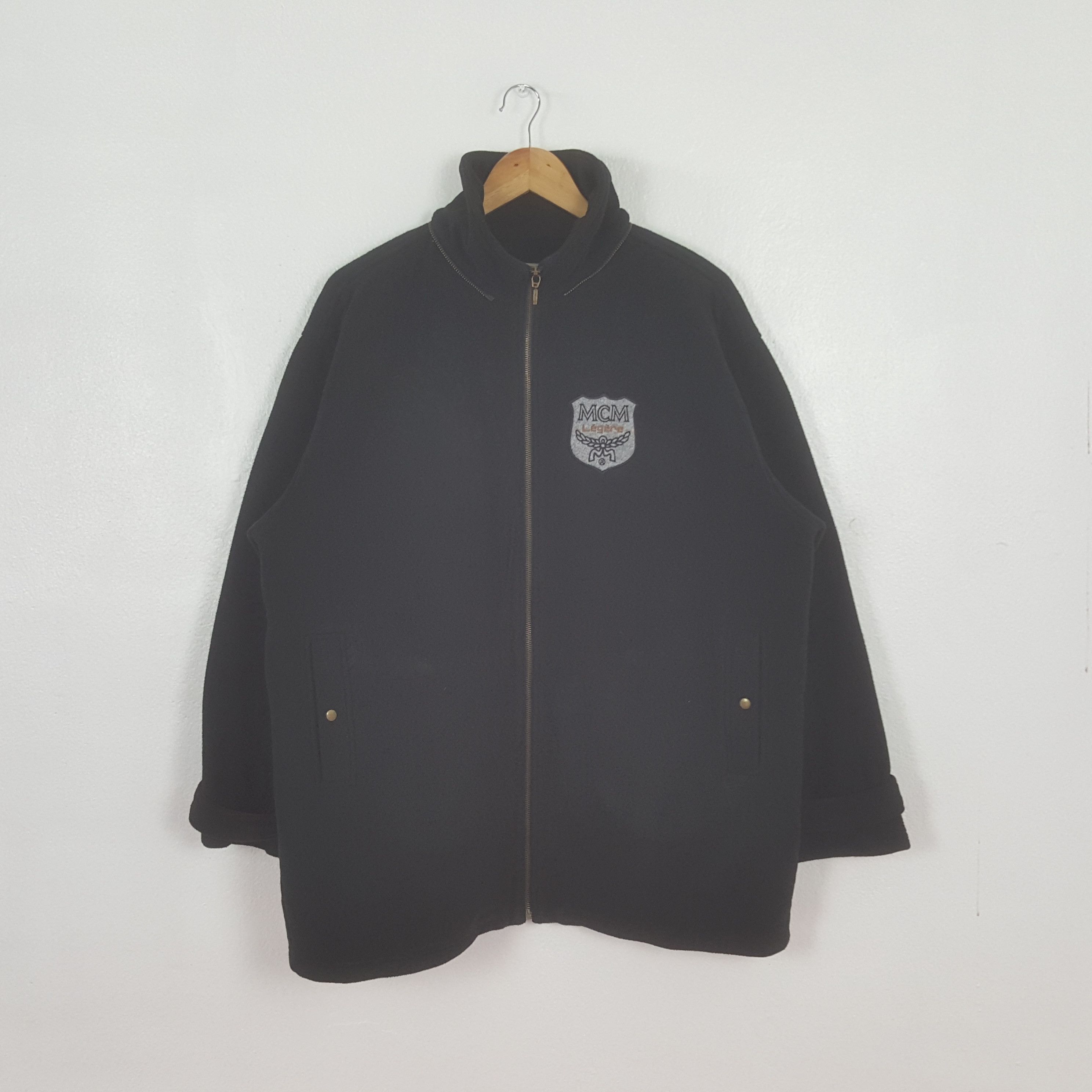 MCM Vintage MCM Designer Brand Fleece Jacket C317N19 Size US XL / EU 56 / 4 - 3 Thumbnail