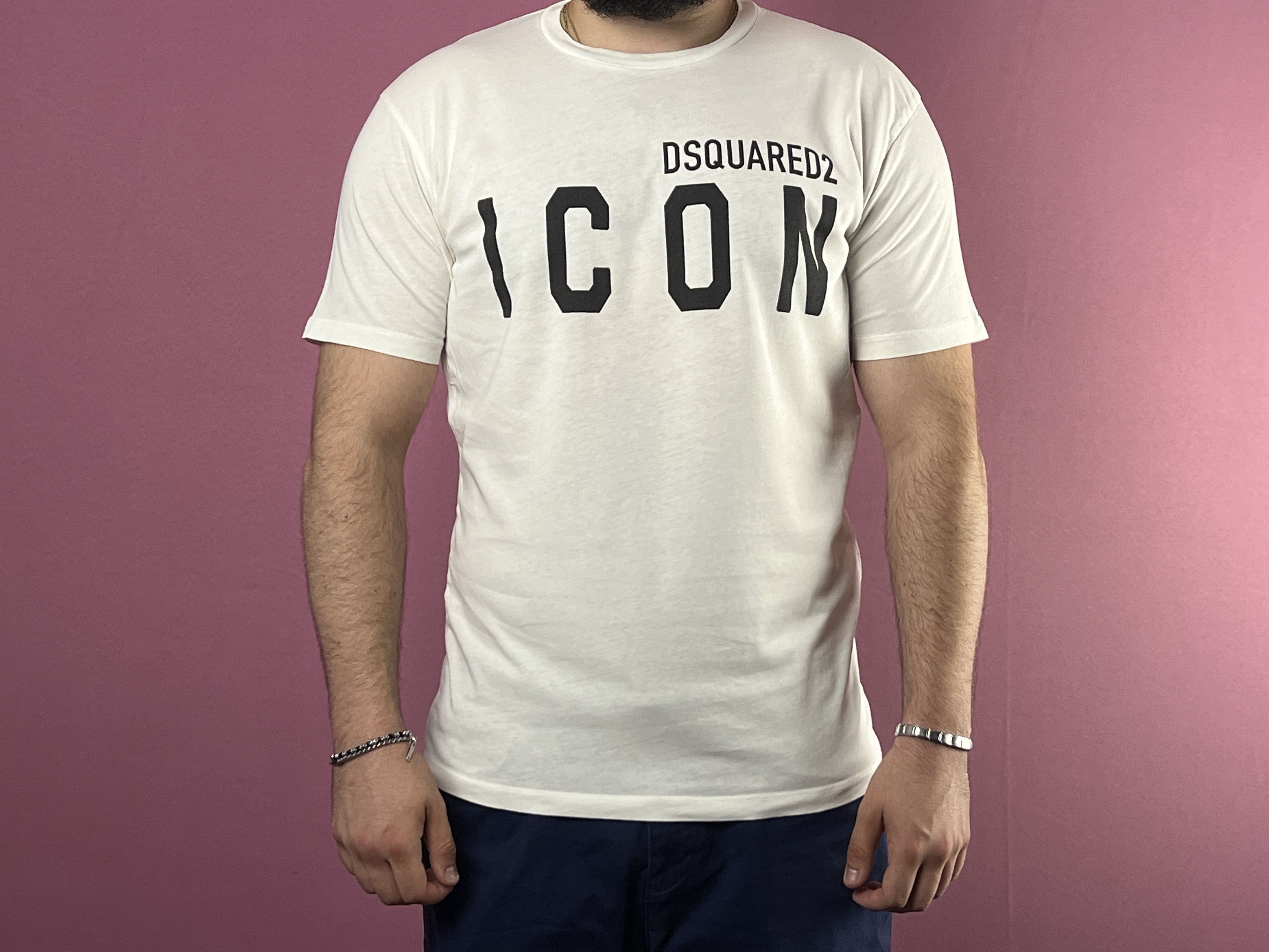 Designer × Dsquared2 Dsquared2 ICON Vintage Men's T-Shirt - L Size US L / EU 52-54 / 3 - 4 Thumbnail