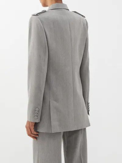 Chloe o1y0825 Blazer in Gray Size M / US 6-8 / IT 42-44 - 4 Thumbnail