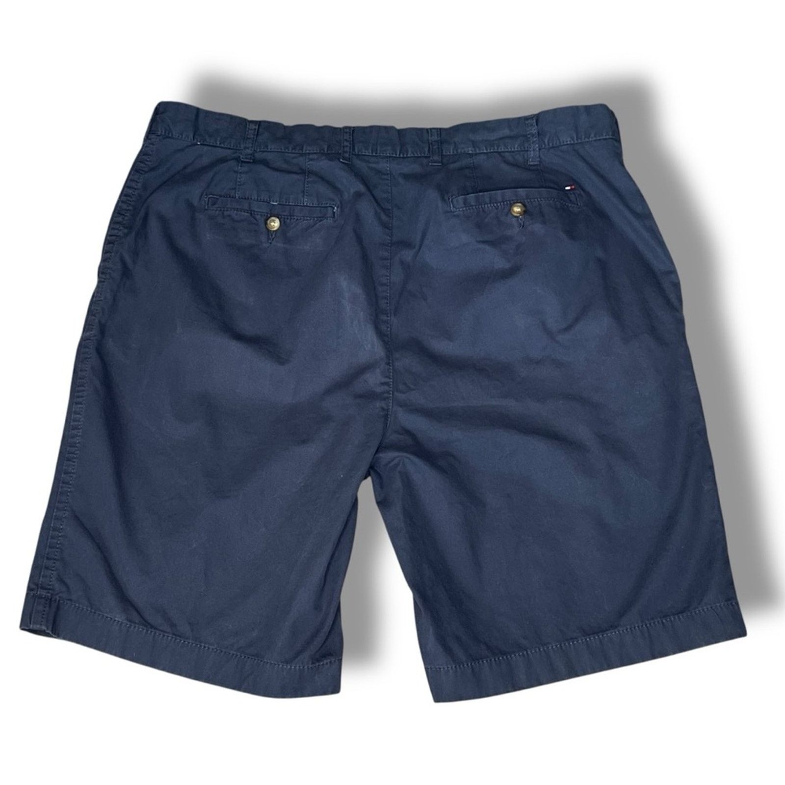 Tommy Hilfiger Tommy Hilfiger flat front blue shorts men’s size 40 Size US 40 / EU 56 - 3 Thumbnail