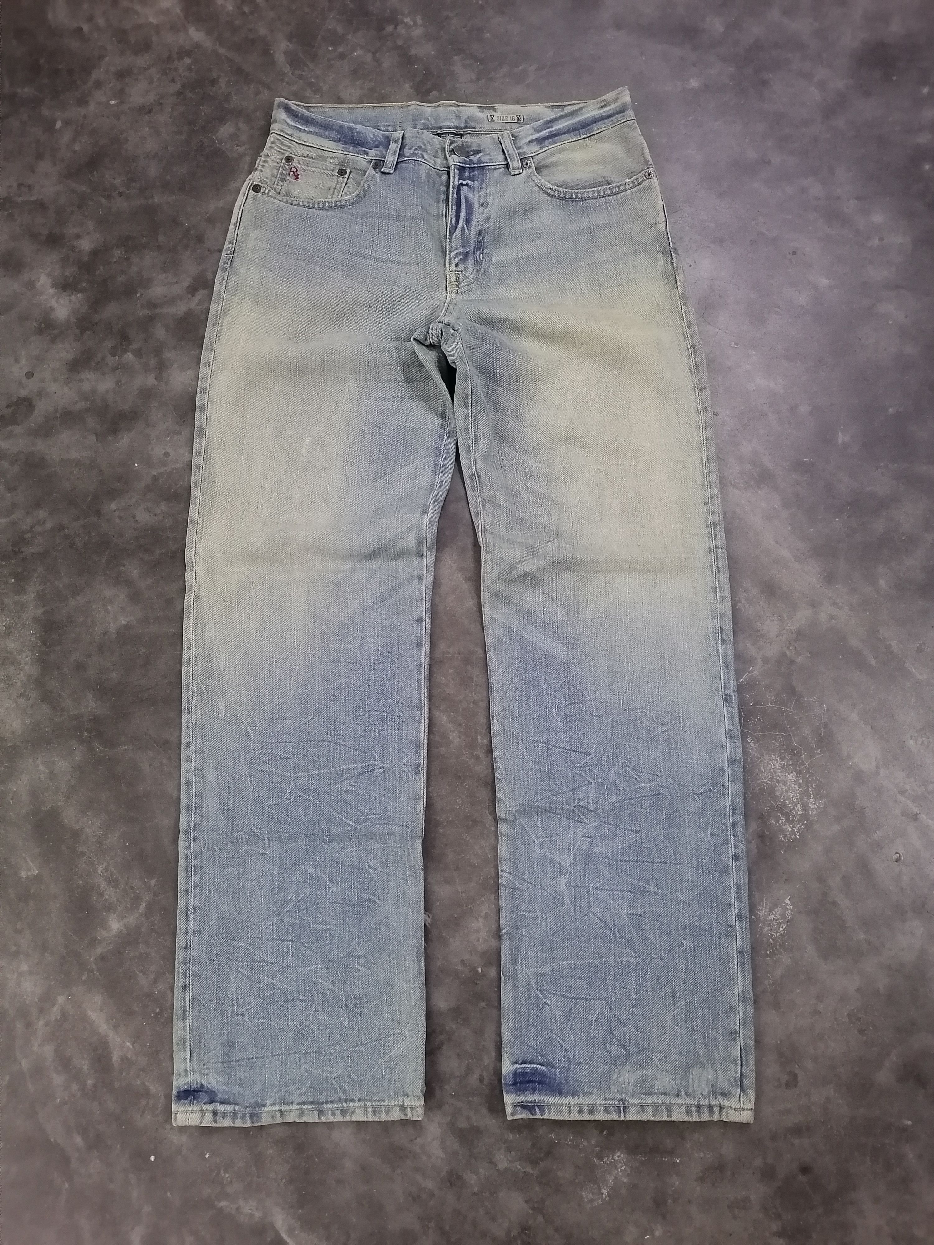 Polo Ralph Lauren × Vintage Vintage Polo Ralph Lauren PRL Distressed Denim Pants Size US 30 / EU 46 - 1 Thumbnail