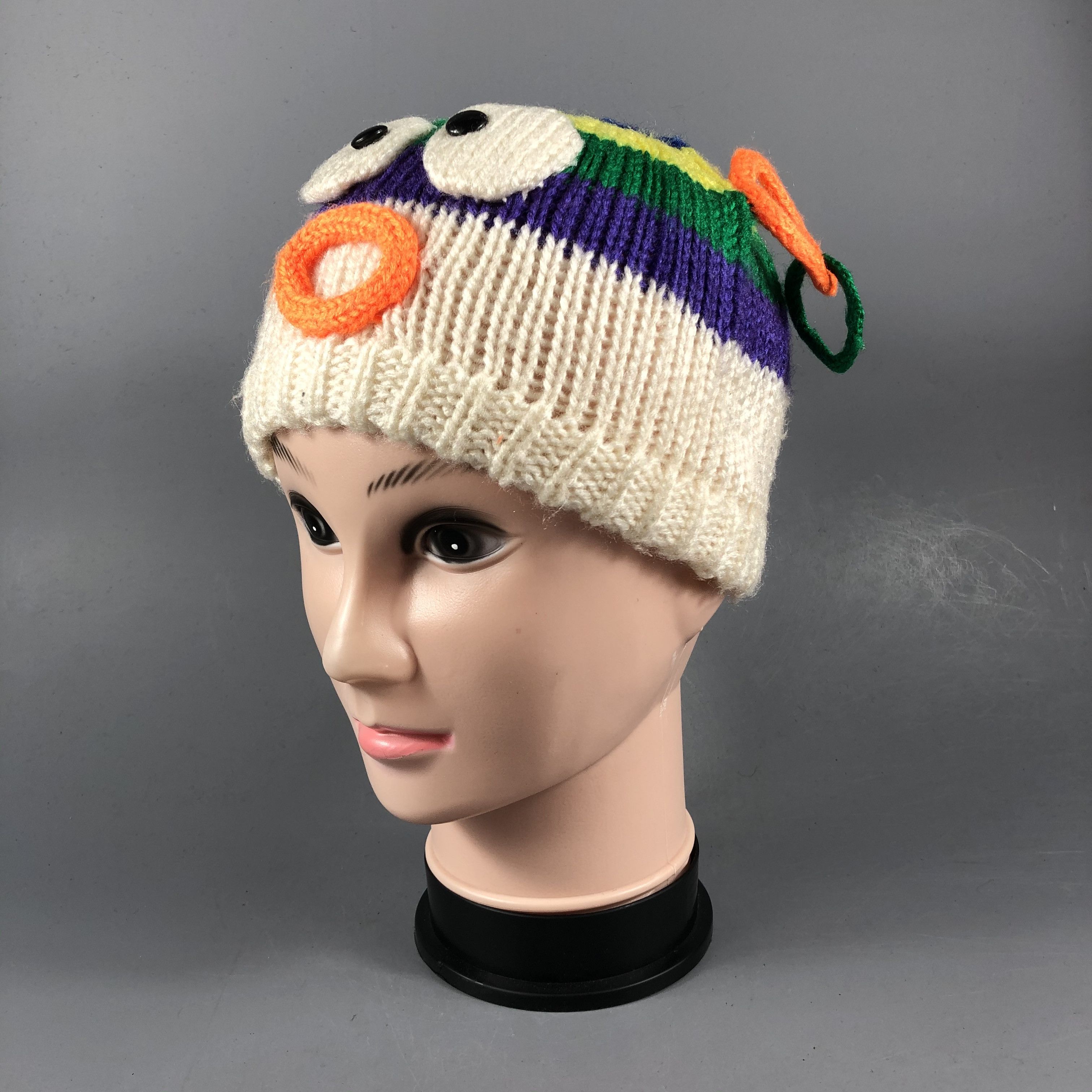 Japanese Brand Kawaii Eyes Hat Ear Beanie Size ONE SIZE - 2 Thumbnail