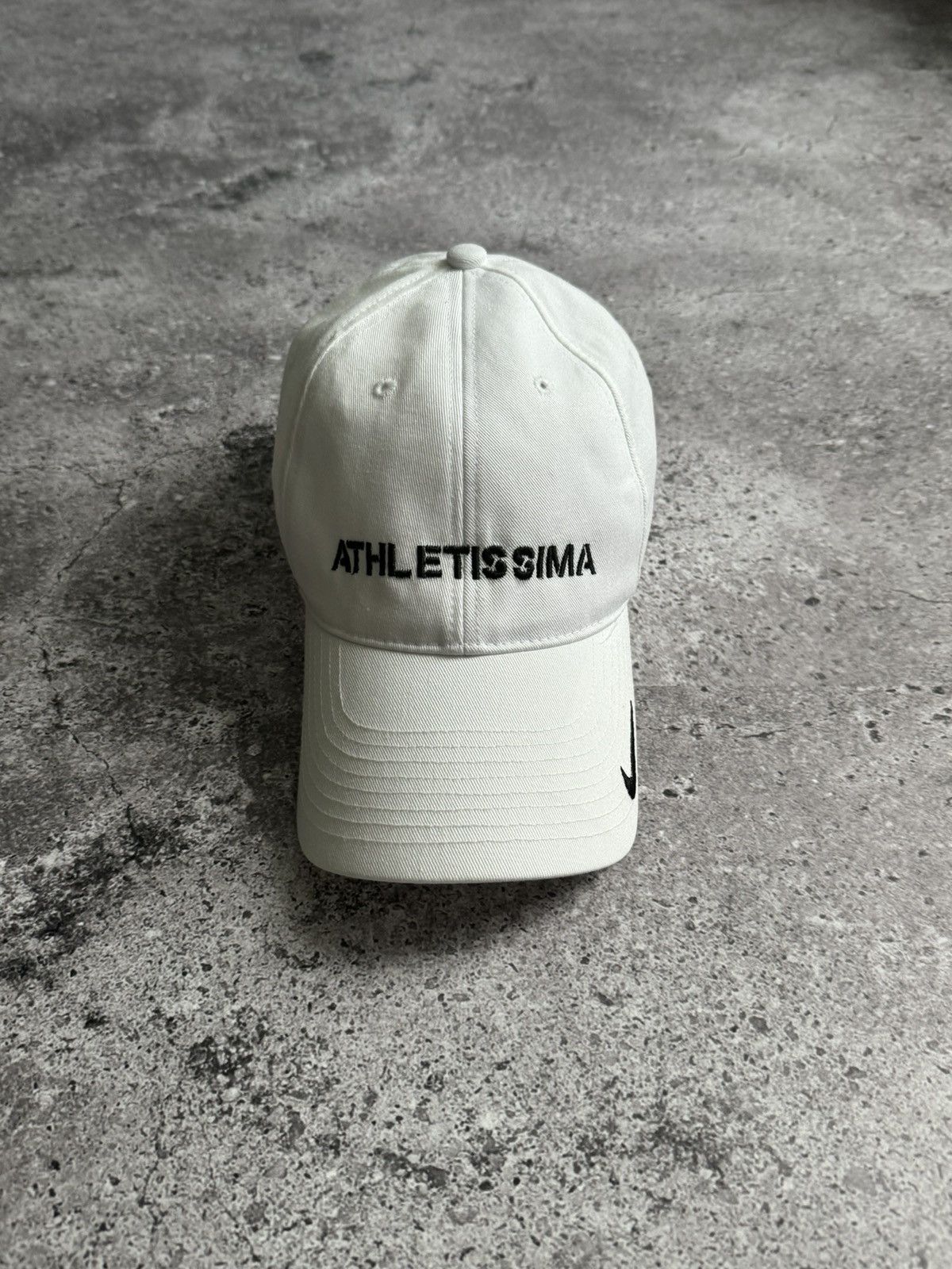 Nike × Vintage Vintage Nike Athletis sima Y2K cap hat Size ONE SIZE - 2 Thumbnail