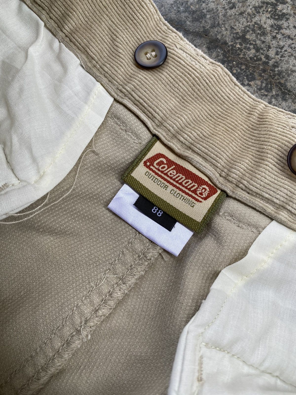 Coleman Vintage Coleman Corduroy Distressed Pants Size US 33 - 4 Thumbnail