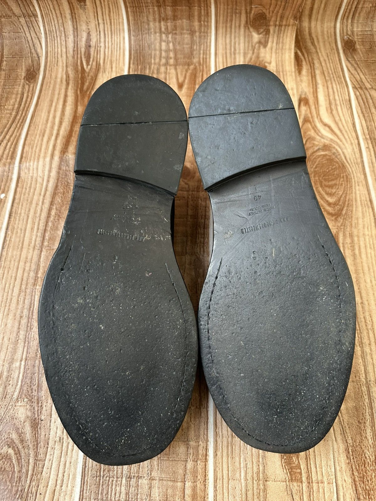 Ann Demeulemeester Ann Demeulemeester Black Derby Shoes Size US 7 / EU 40 - 13 Thumbnail