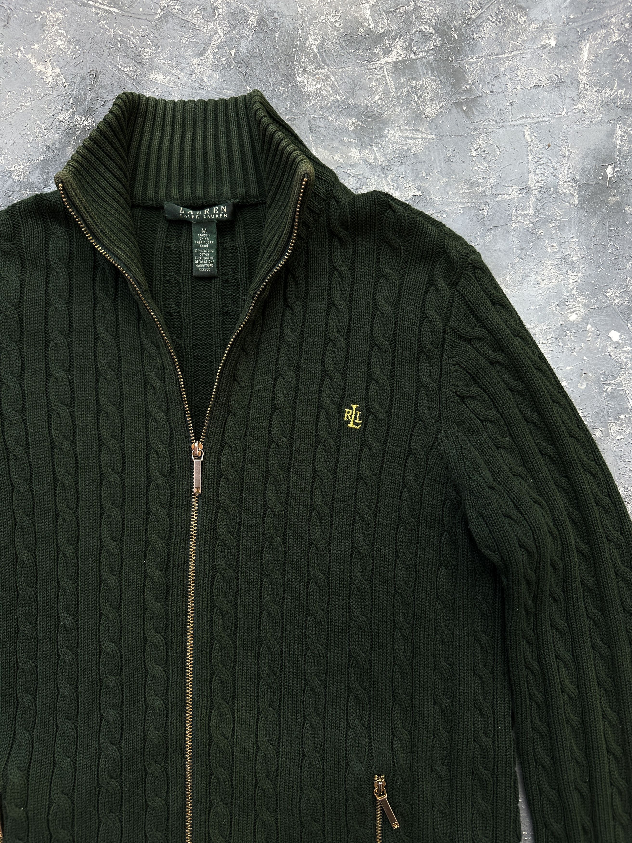 Polo Ralph Lauren polo ralph lauren zip sweater cable knit Size M / US 6-8 / IT 42-44 - 3 Thumbnail