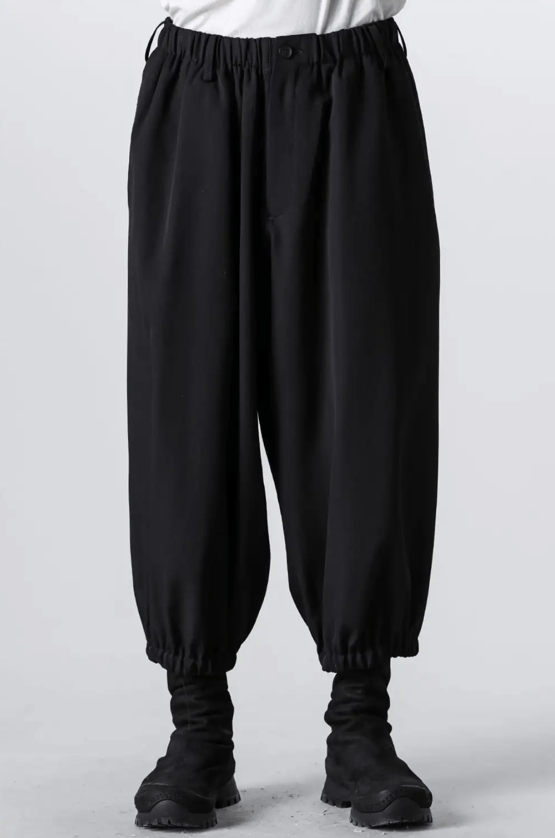 Yohji Yamamoto Yohji Yamamoto Pour Homme SS20 - Wool Tab Gather Pants Size US 30 / EU 46 - 1 Thumbnail