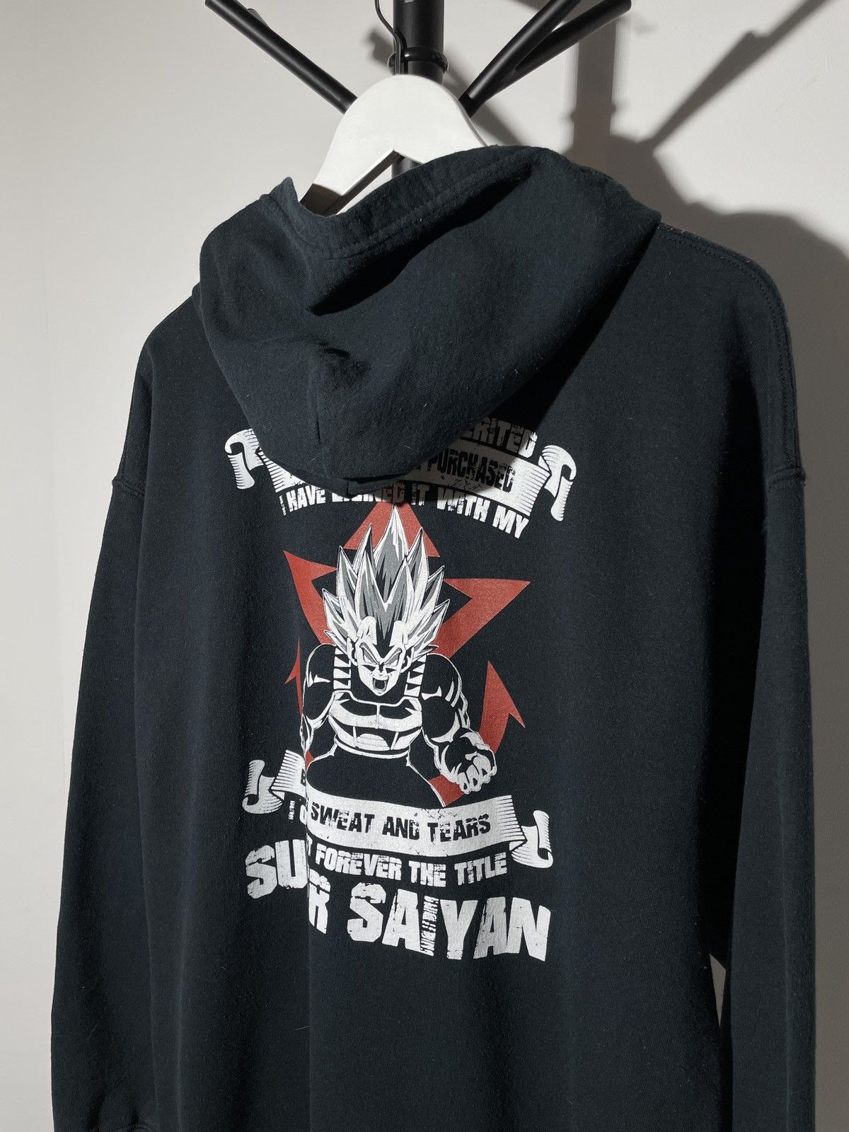 Anime × Japanese Brand × Vintage Vintage Dragon Ball Z Super Saiyan Zip Hoodie Size US L / EU 52-54 / 3 - 2 Thumbnail